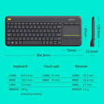 Logitech K400 Plus Wireless Keyboard with Touchpad