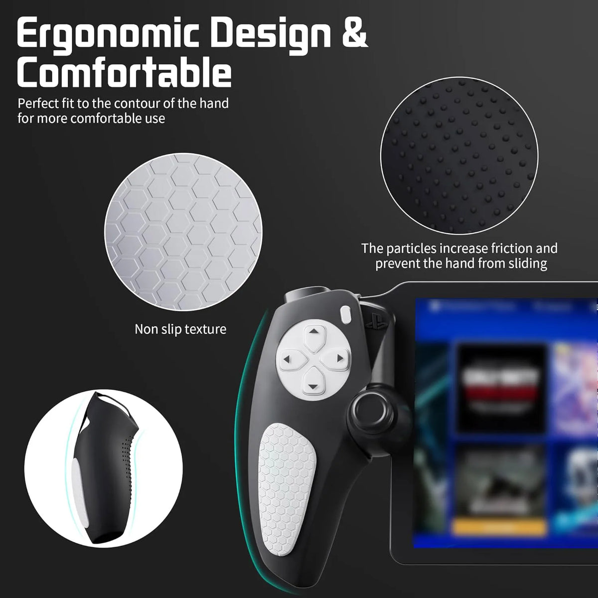 Silicone Split Grip Case for PlayStation Portal