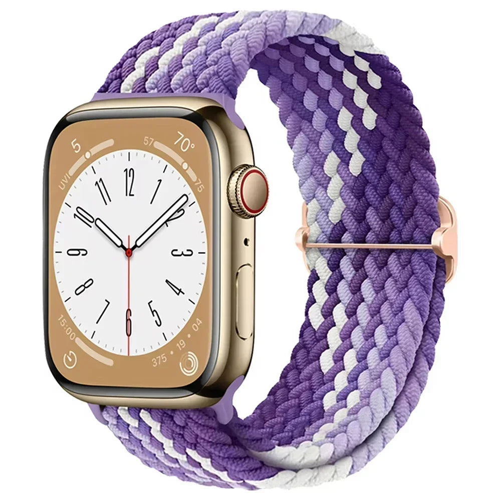 Stretchable Braided Loop Band for Apple Watch