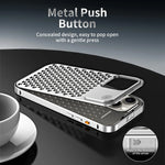 Shockproof Aluminum Metal Bumper Shell with Perfume Cooling Design for iPhone 16 Series