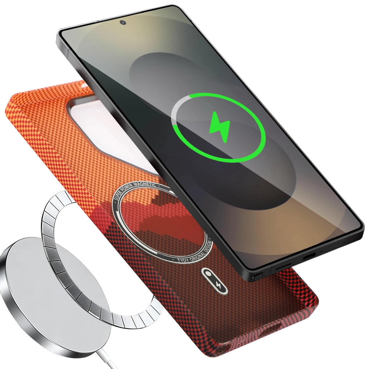 Shockproof Magnetic Case with Raised Camera Protection for Samsung Galaxy S25 Series