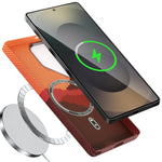 Carbon Fiber Shockproof Magnetic Case for Samsung Galaxy S26 Series