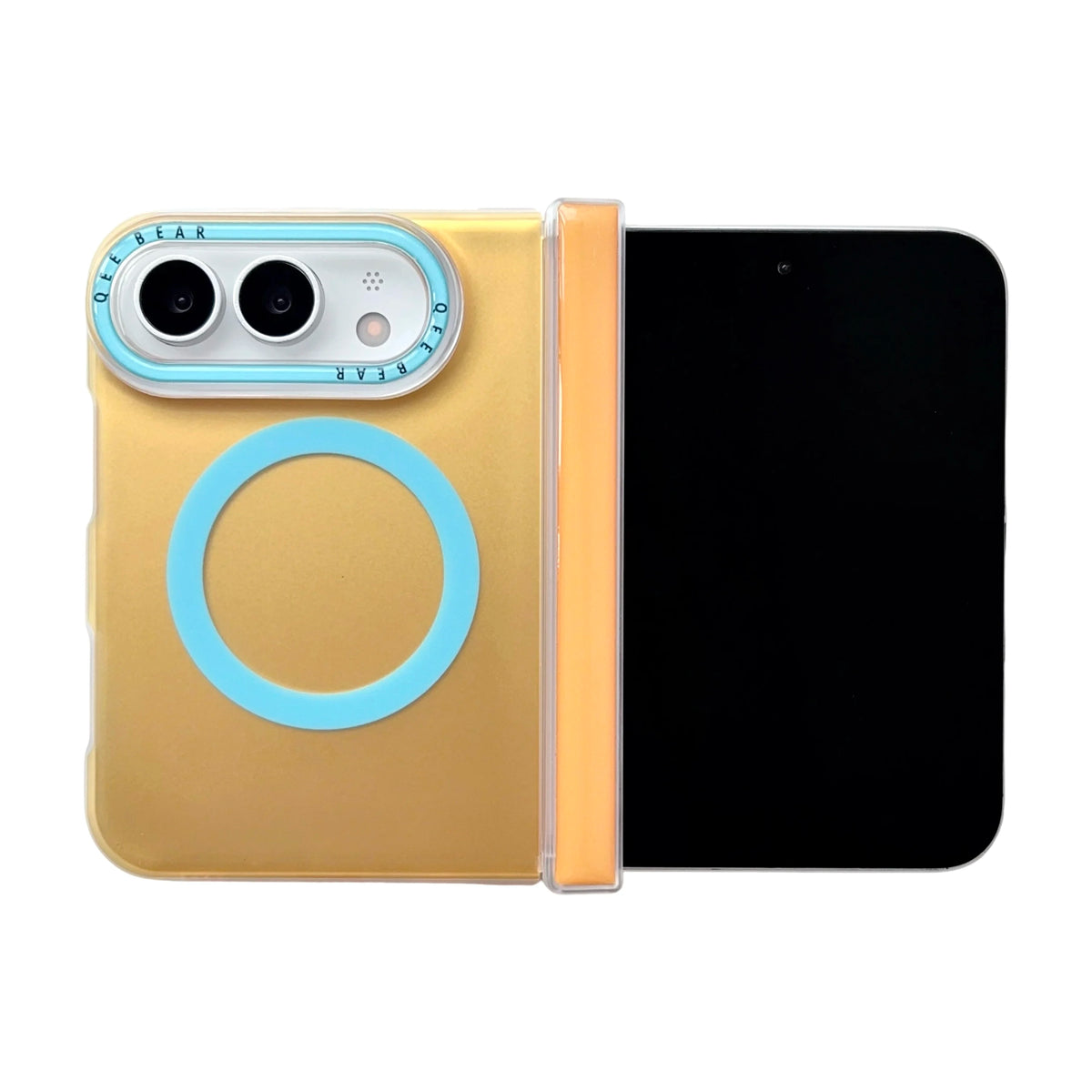 Slim Shockproof MagSafe Case with Color-Blocking Design for iPhone Duo
