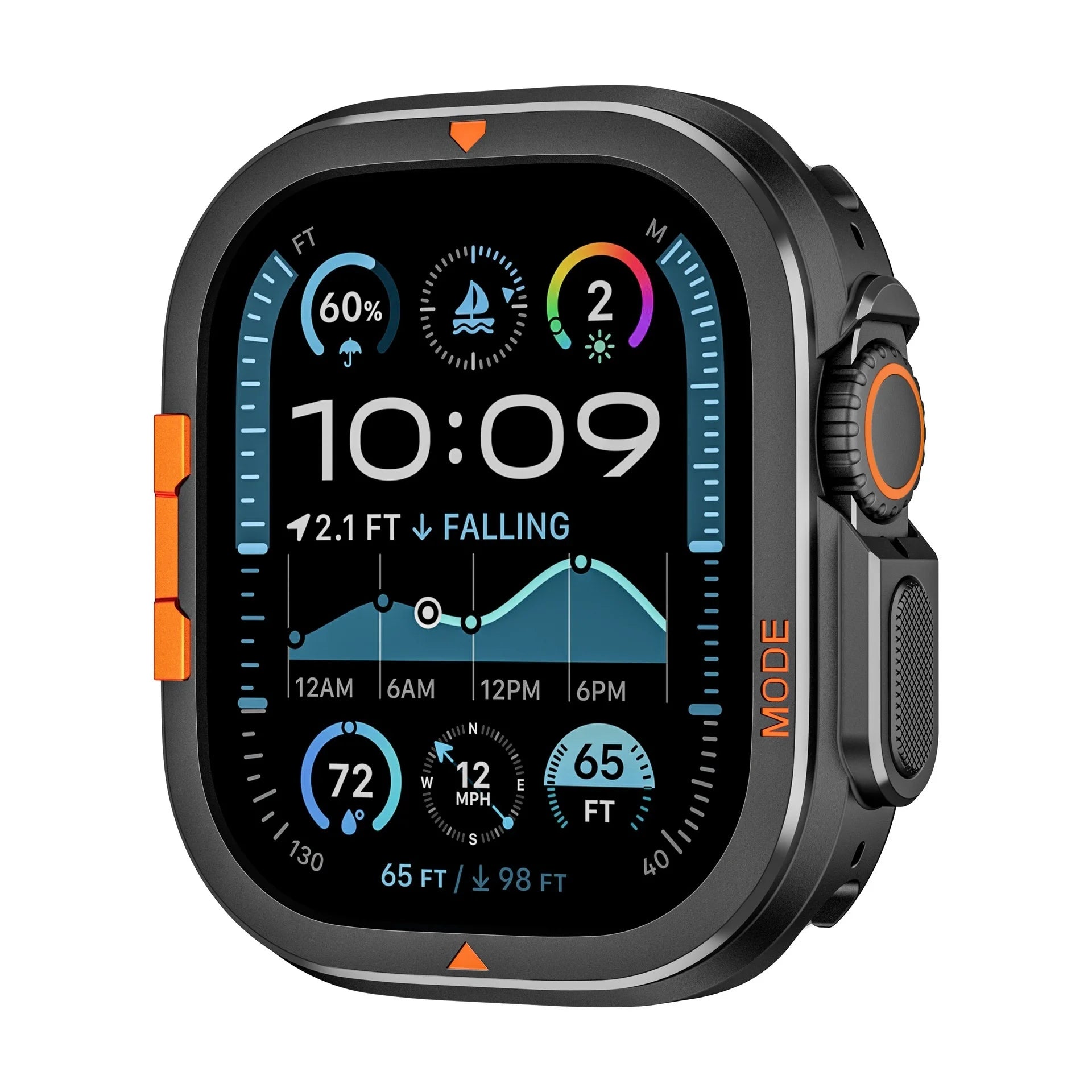 Aluminum Zinc Alloy Bumper Case for Apple Watch