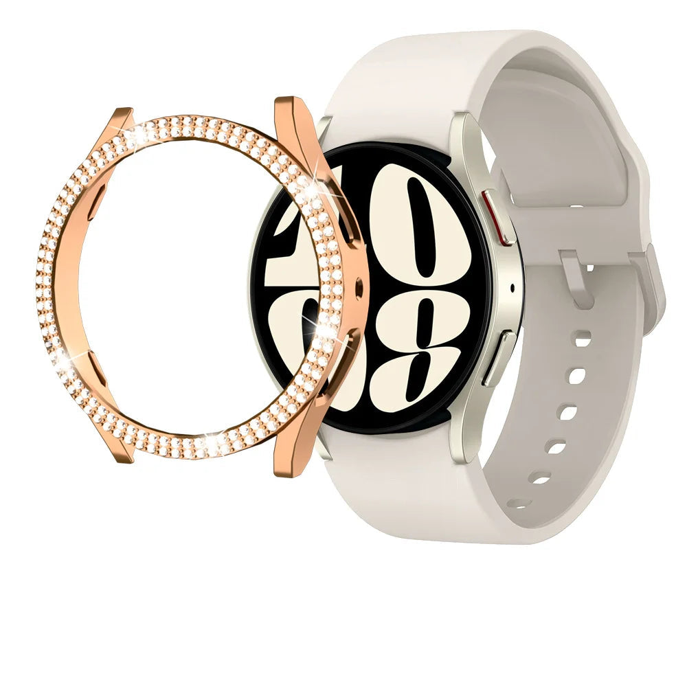 Stylish Glitter Protective Case for Samsung Galaxy Watch 6