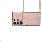 Crossbody Leather Wallet Case with Card Slots & Lanyard for Samsung Galaxy S25 Series