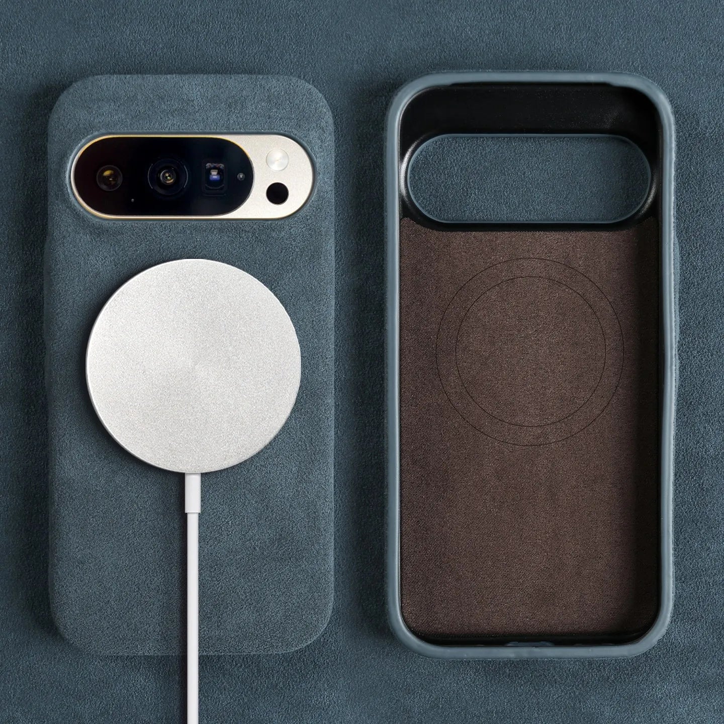 Premium Alcantara Leather Magnetic Case for Google Pixel 9 Series