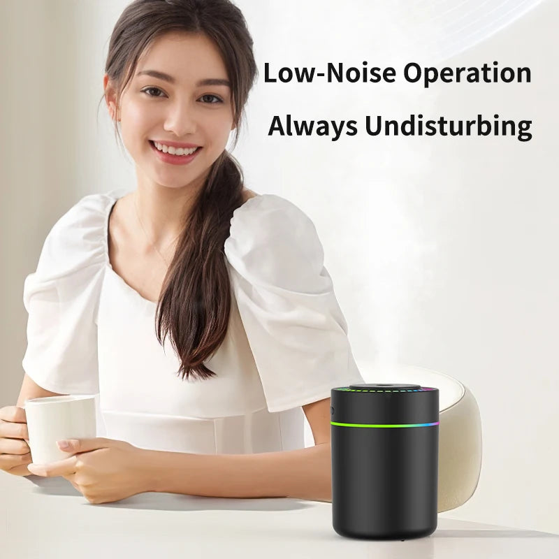 KEBIDUMEI 180ml Aromatherapy Mist Maker USB Car Air Humidifier