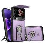Rugged Case with Ring Stand and Lens Cover for Xiaomi 17 Series