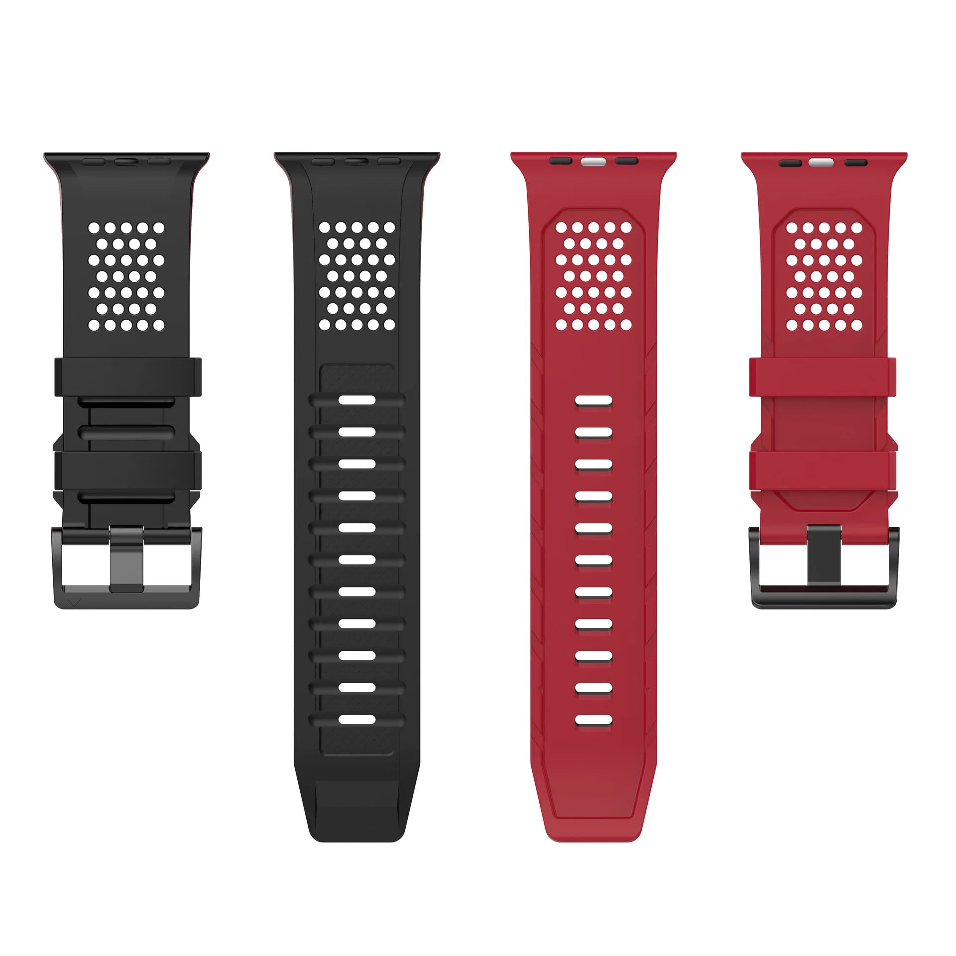 Durable Dual-Color Silicone Sport Band for Apple Watch
