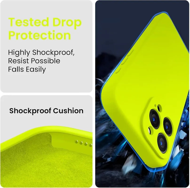 Premium Liquid Silicone Protective Case for iPhone 15 Series