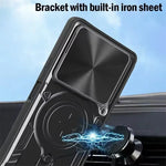 Xiaomi 14T Series Shockproof Armor Case with Slide Camera Lens & Ring Stand