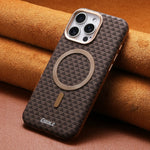 Shockproof Business Leather MagSafe Case for iPhone 16 Series