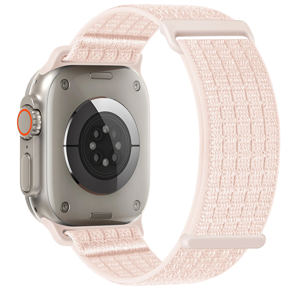 Breathable Woven Nylon Band with Hook-and-Loop Fastener for Apple Watch