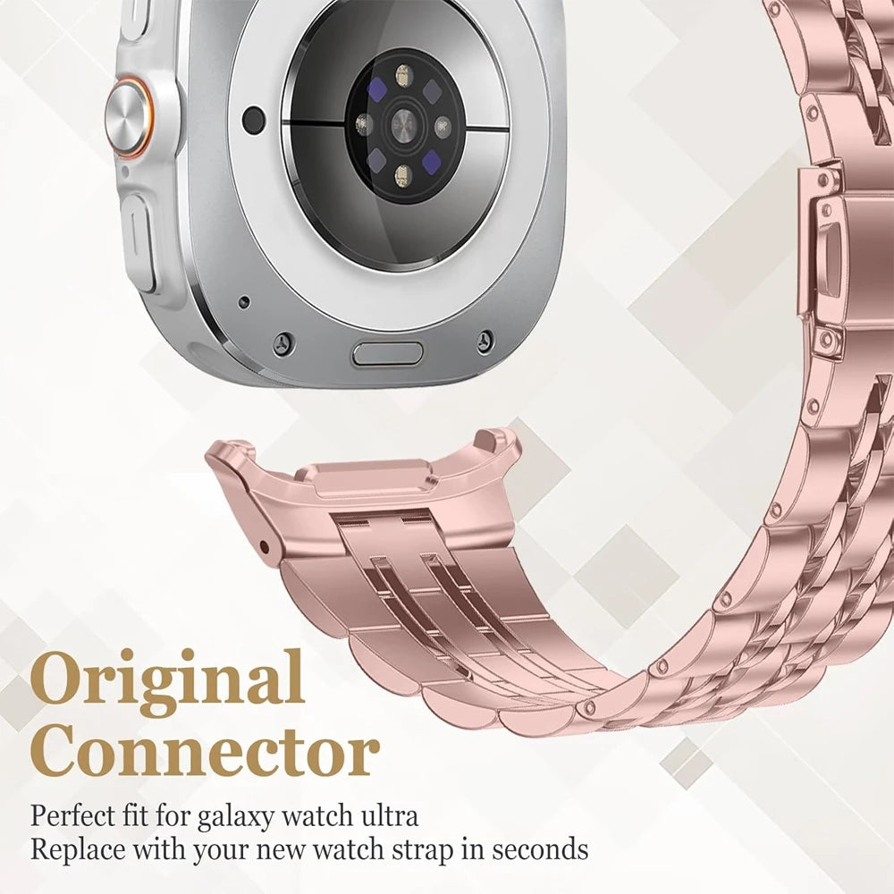 Premium Stainless Steel Link Bracelet for Samsung Galaxy Watch Ultra and Samsung Galaxy Watch Ultra (2025)
