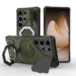 Modern Hybrid Armor Case with Privacy Lens Shield & Multi-Stand for Samsung Galaxy S26 Series