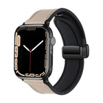 Genuine Leather Magnetic Bracelet Band for Apple Watch