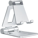 Universal Foldable Phone Stand with Dual Folding Design