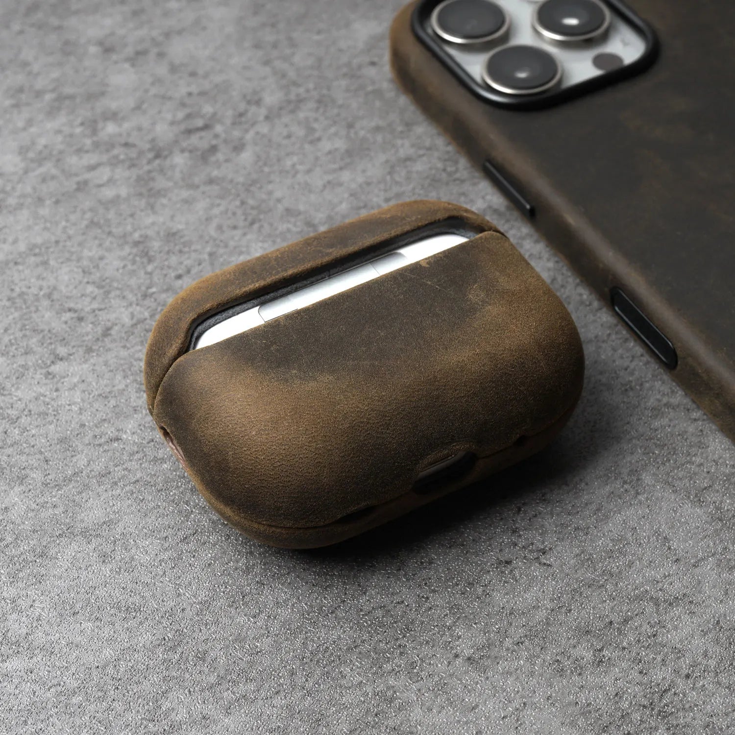 Handmade Genuine Cowhide Case for AirPods Pro 2