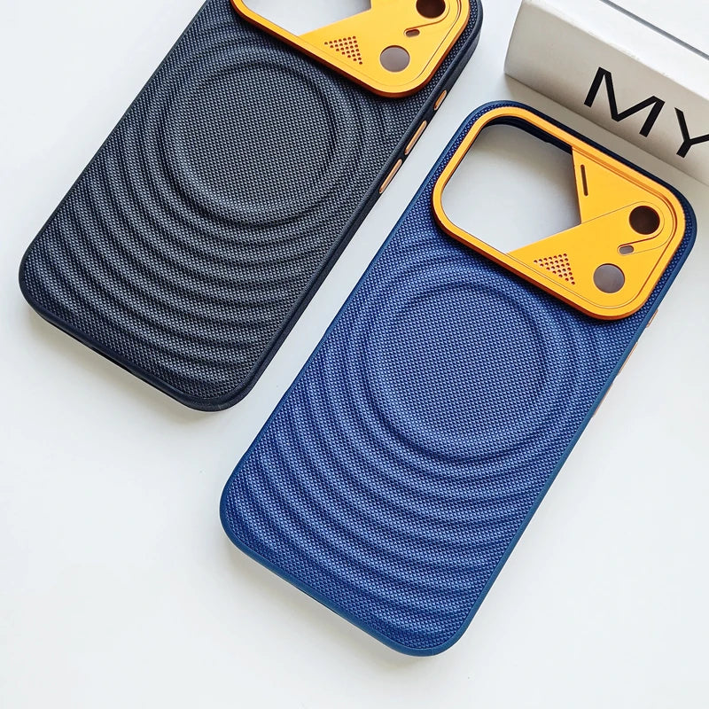 Elegant Wave Texture MagSafe Case for iPhone 17 Pro & Pro Max