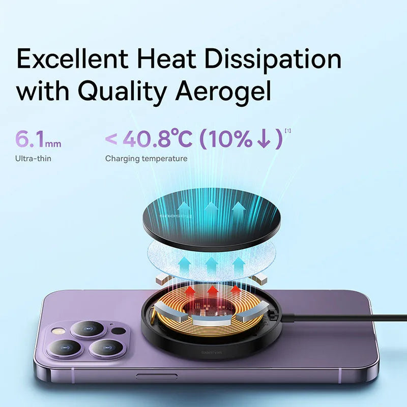 Baseus Qi2 15W Magnetic Fast Charging Pad