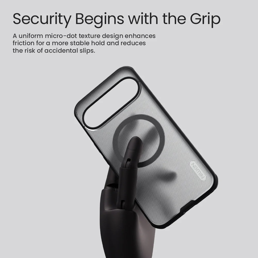 Frosted Magnetic Case with Dual-Ring N52 Magnets for Google Pixel 11 Series