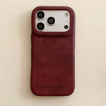 Shockproof Suede-Like Fabric Case with Raised Camera Protection for iPhone 17 Series