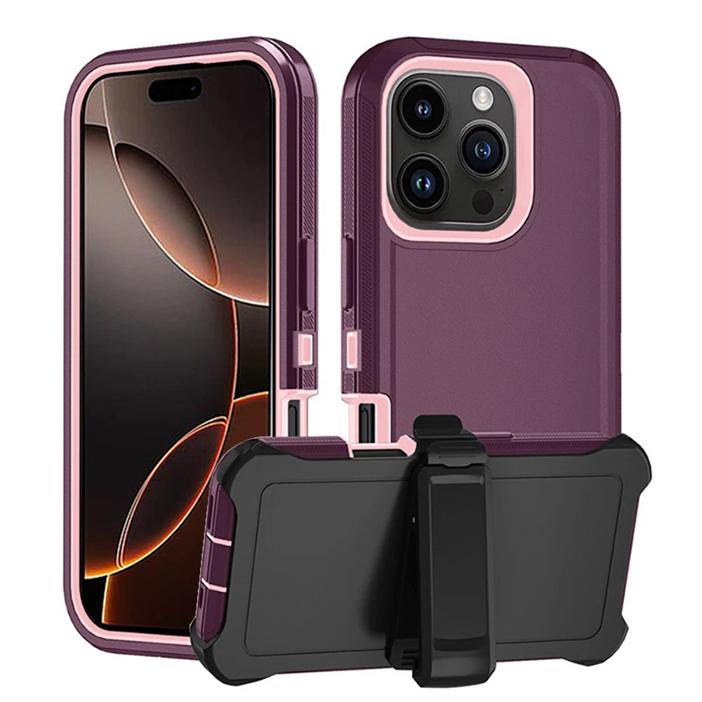 Armor Shockproof Defender Case for iPhone 16 Series