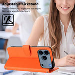 Heart Pattern Flip Wallet Case for iPhone 17 Series