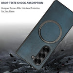 Retro Leather Magnetic Case for Samsung Galaxy Z Fold 7