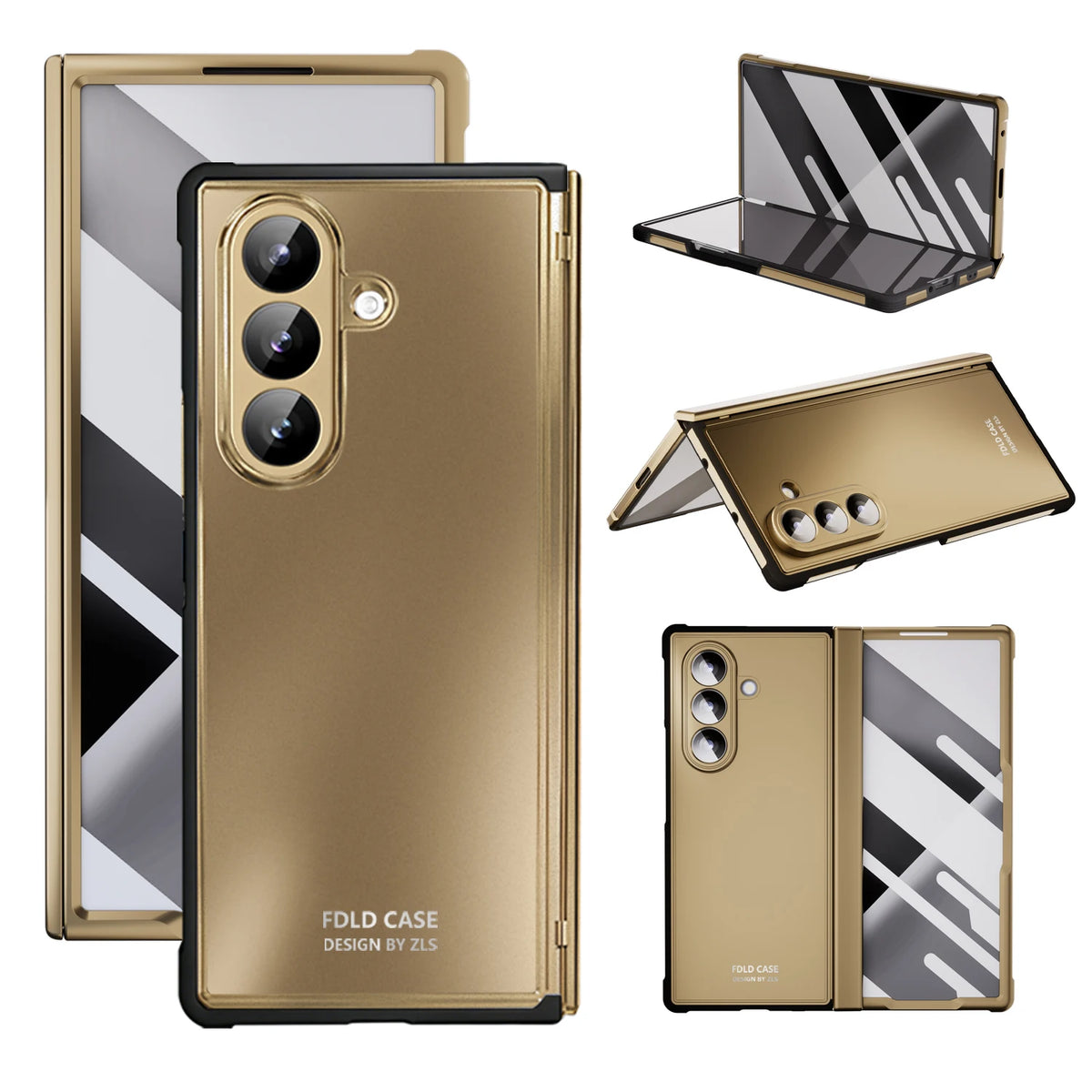 Samsung Galaxy Z Fold 7 Transparent TPU Case with Screen Protector