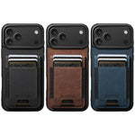 Premium PU Leather Wallet Case for iPhone 17 Series