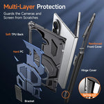 Heavy-Duty Magnetic Case with Kickstand for Samsung Galaxy Z Fold 8 Ultra