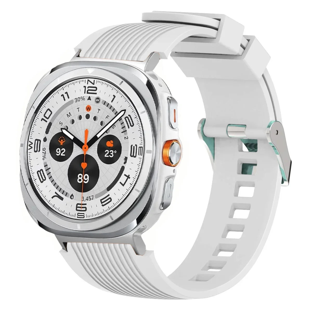 Stripe Textured Silicone Wristband for Samsung Galaxy Watch Ultra