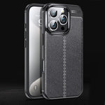Shockproof Luxury PU Leather & TPU Case for iPhone 16 Series