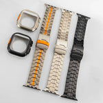 Apple Watch Titanium Band & Protective Metal Case