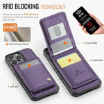 2-in-1 Detachable Wallet Case with RFID-Blocking Card Holder for iPhone 16 Series