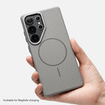 Ultrathin Magnetic Carbon Fiber PC Case for Samsung Galaxy S25 Series