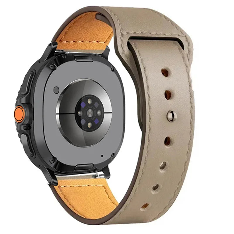 Comfortable Leather Wrist Strap for Samsung Galaxy Watch 8 / Galaxy Watch 8 Classic