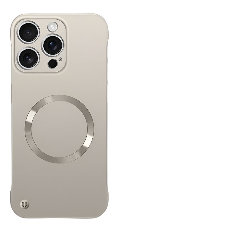 Ultra-Thin Frameless Matte MagSafe Case for iPhone 15 Series