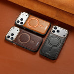 Premium Leather MagSafe Phone Case for iPhone 17 Series