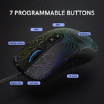 Womier G706 Wired RGB Gaming Mouse – 12000 DPI Optical Sensor