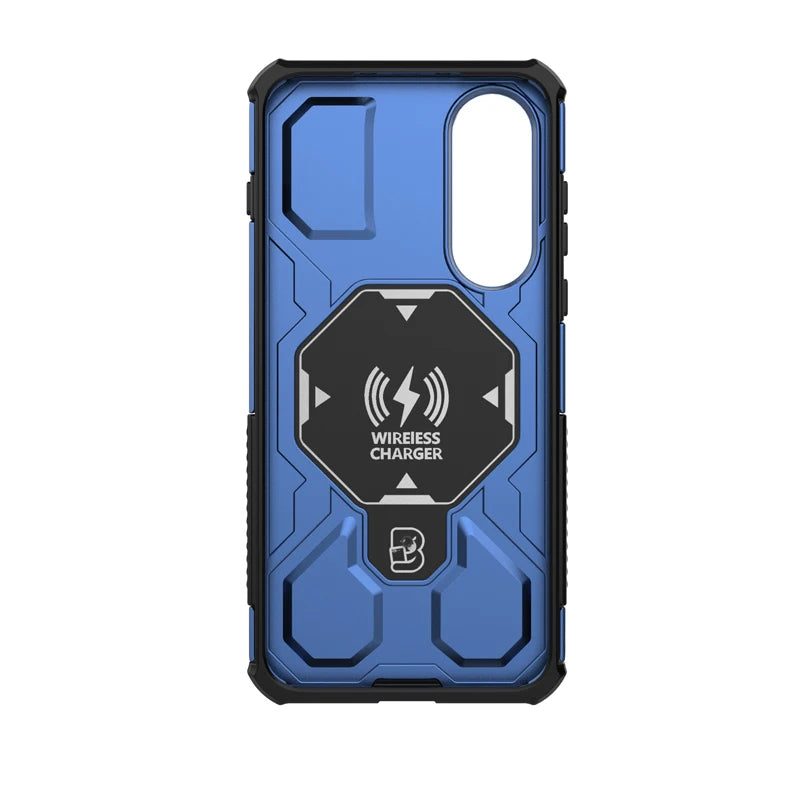 Rugged Protective Case with Metal Magnetic Holder Ring for OnePlus Nord 5