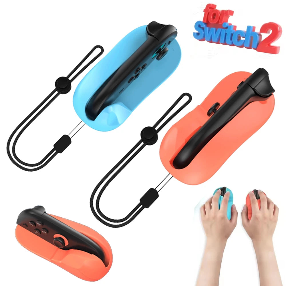 2-Pack Desktop Mouse-Style Grip Holders for Nintendo Switch 2 Joy-Con