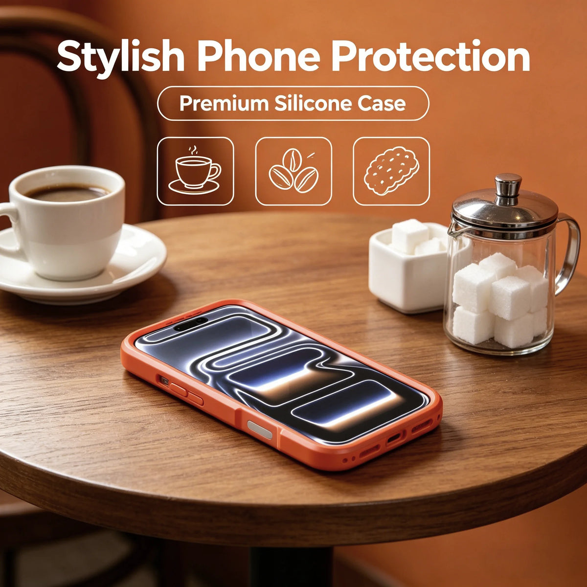 Transparent MagSafe Case with Shock-Absorbing Bumper Frame for iPhone 18 Series