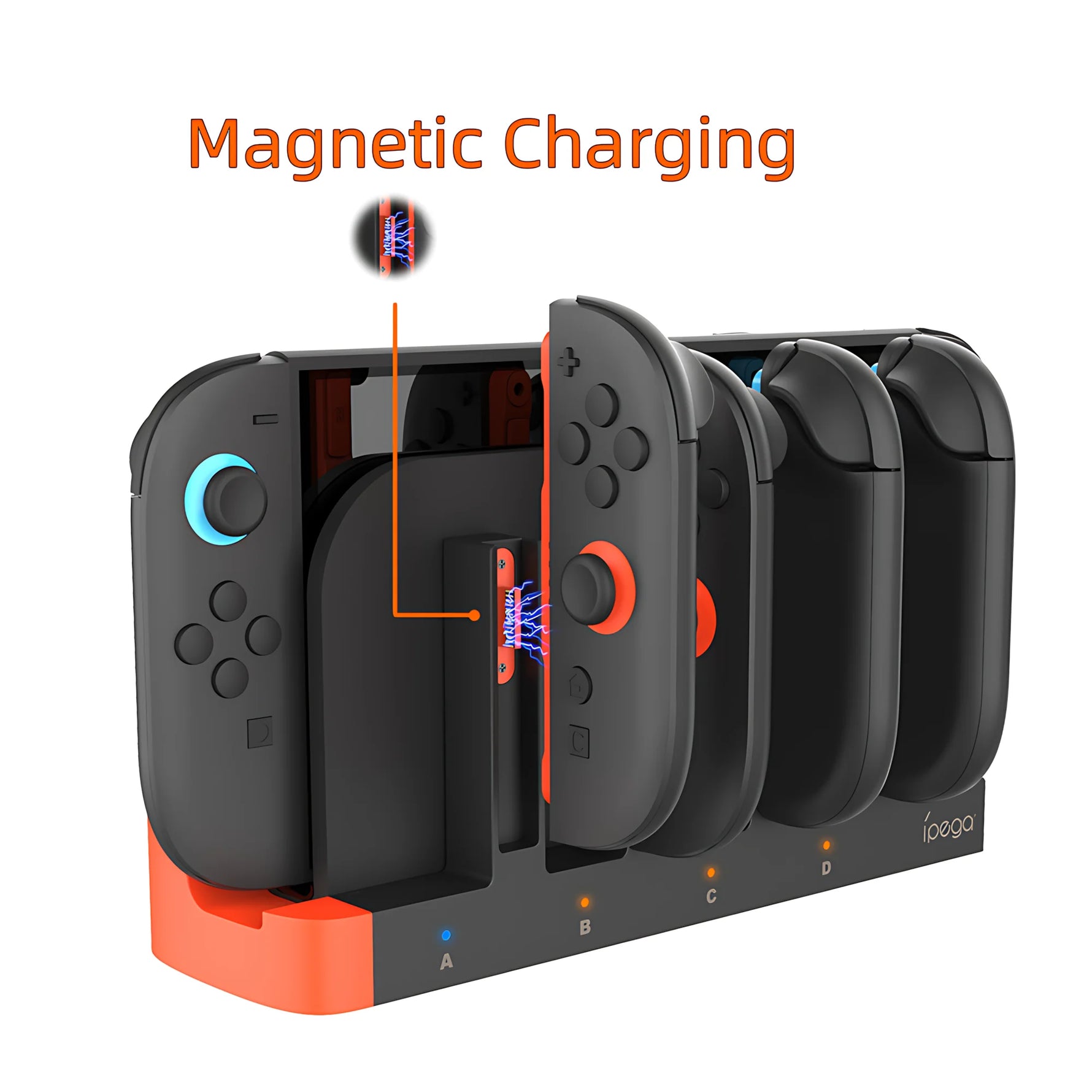 4-in-1 Charging Dock for Nintendo Switch 2 Joy-Con Controllers