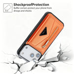Premium Shockproof Leather MagSafe Case with Multi Card Wallet for iPhone 17 Series