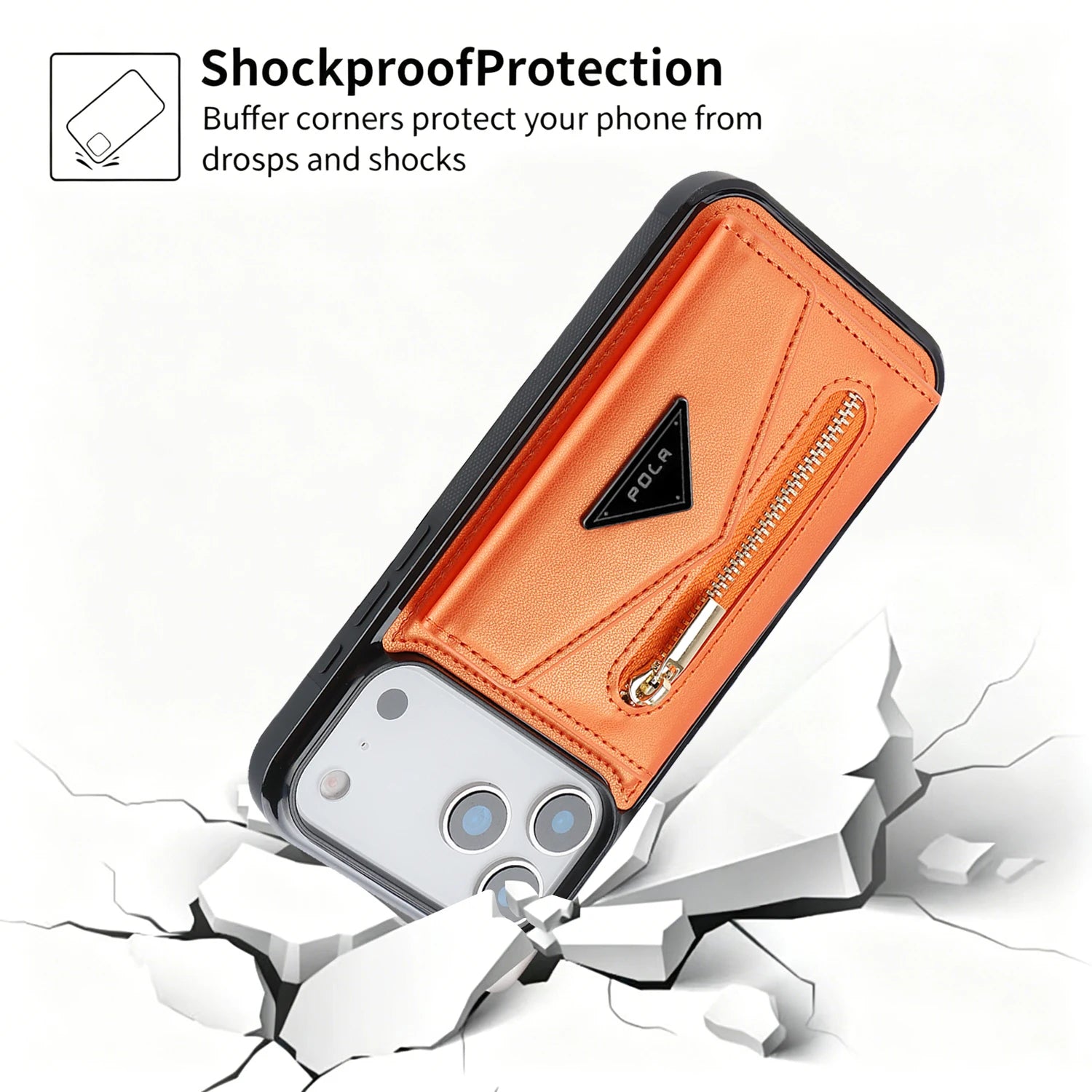 Premium Shockproof Leather MagSafe Case with Multi Card Wallet for iPhone 17 Series