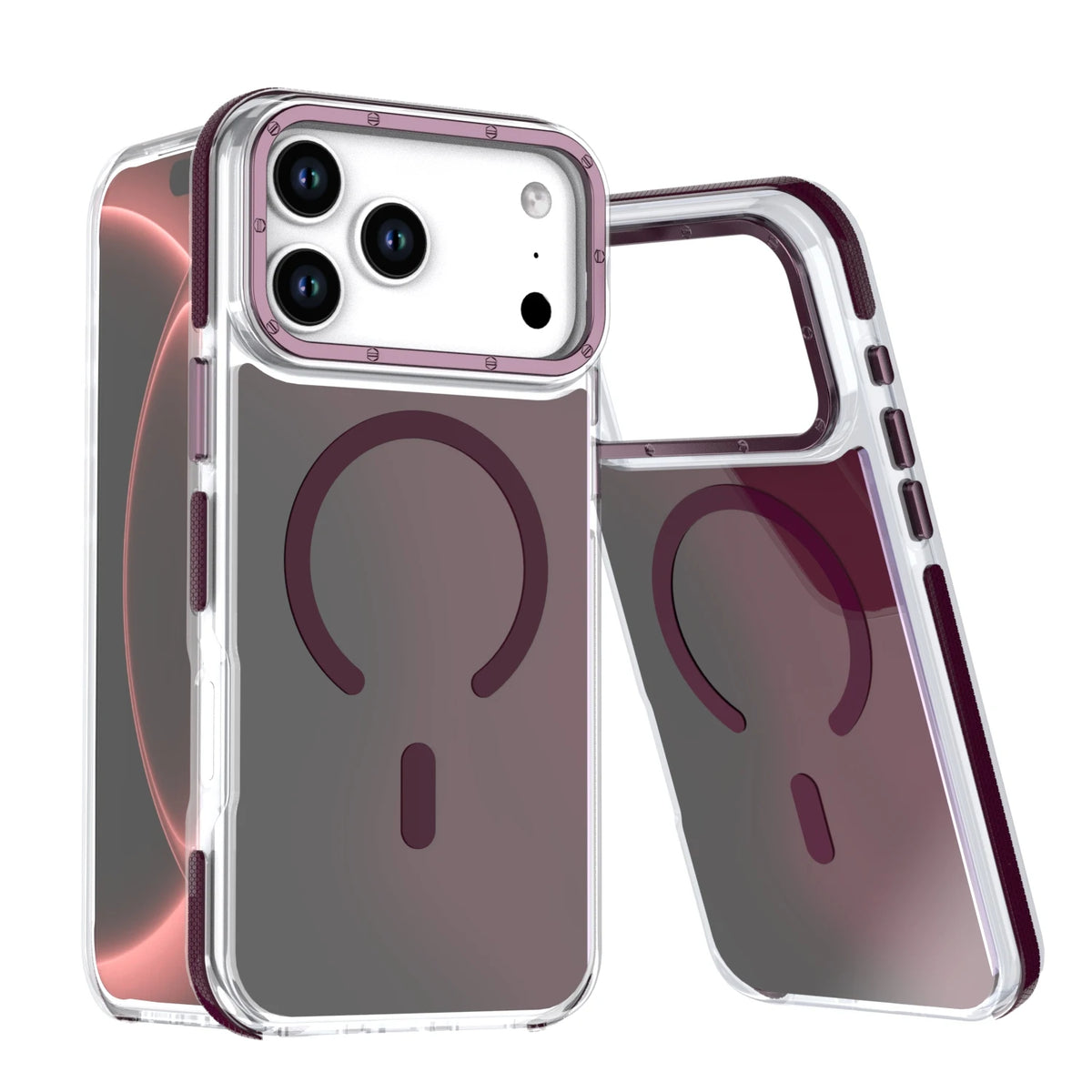 Translucent Laser Gradient Shockproof MagSafe Case for iPhone 18 Series