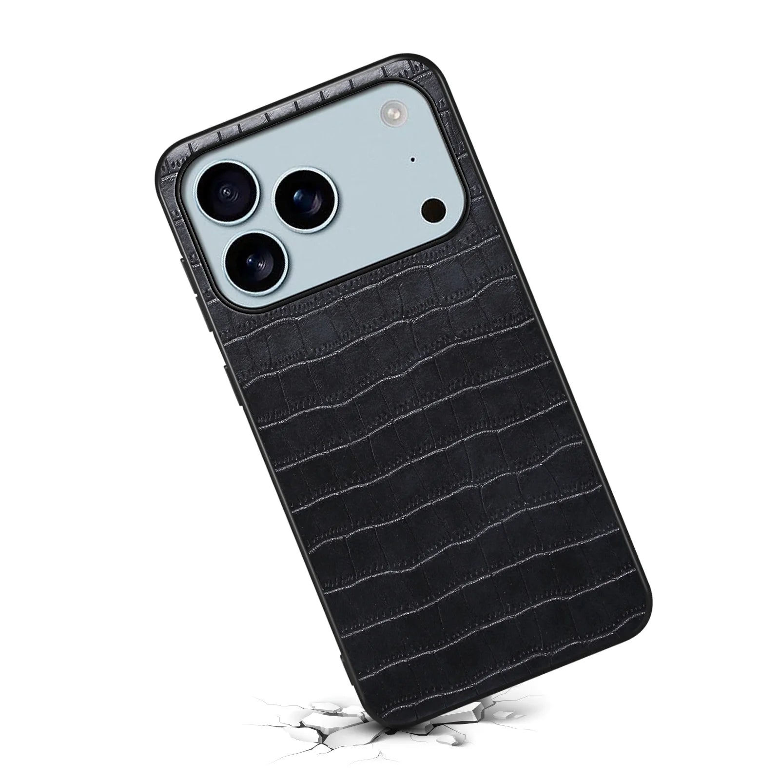 Premium Alligator Pattern Leather Protective Case for iPhone 17 Series